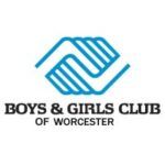 Logo for the Boys & Girls Club of Worcester featuring a stylized blue interlocking hands icon.