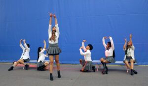 The K-pop dance group Thrice performs at the club’s Lunar New Year celebration.