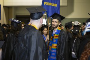 Psychology students at Worcester State Commencement