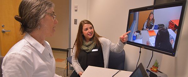 Individuals working at the Speech Language Hearing Clinic at Worcester State