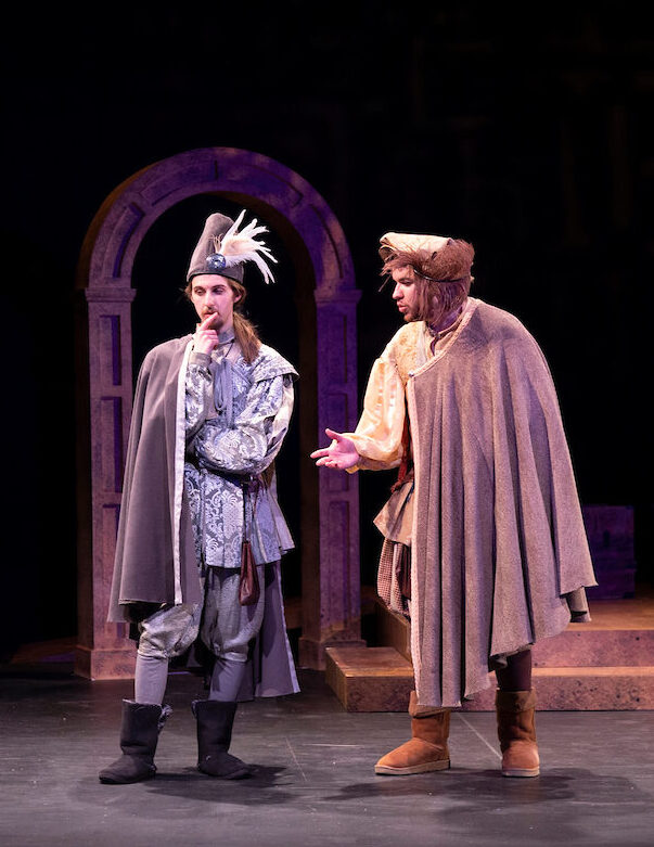 Two Worcester State Theatre Students Perform in Rosencrantz and Guildenstern Are Dead