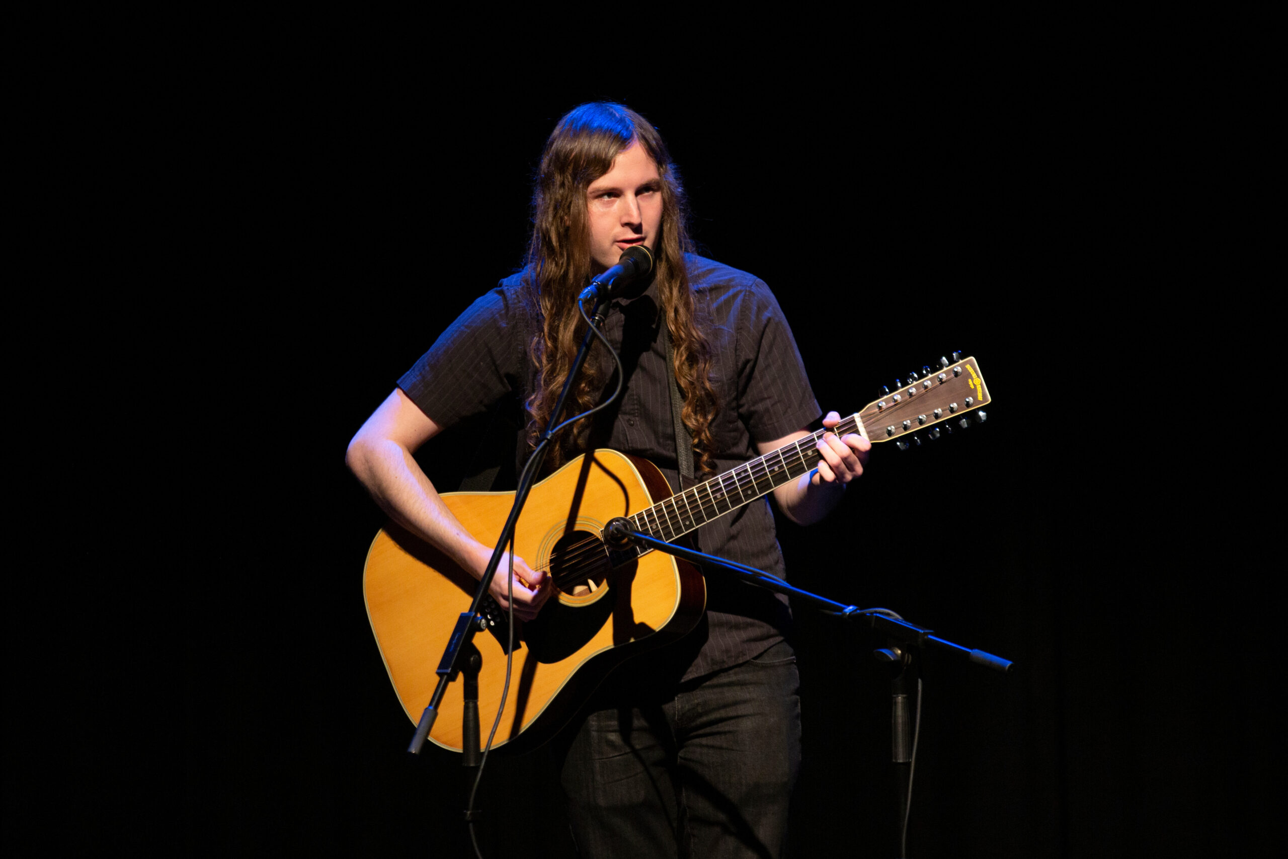 Julian Wagner performs "Took Me Forever," his own work, in Worcester State VPA's Spring 2022 Mosaic of Music Performance