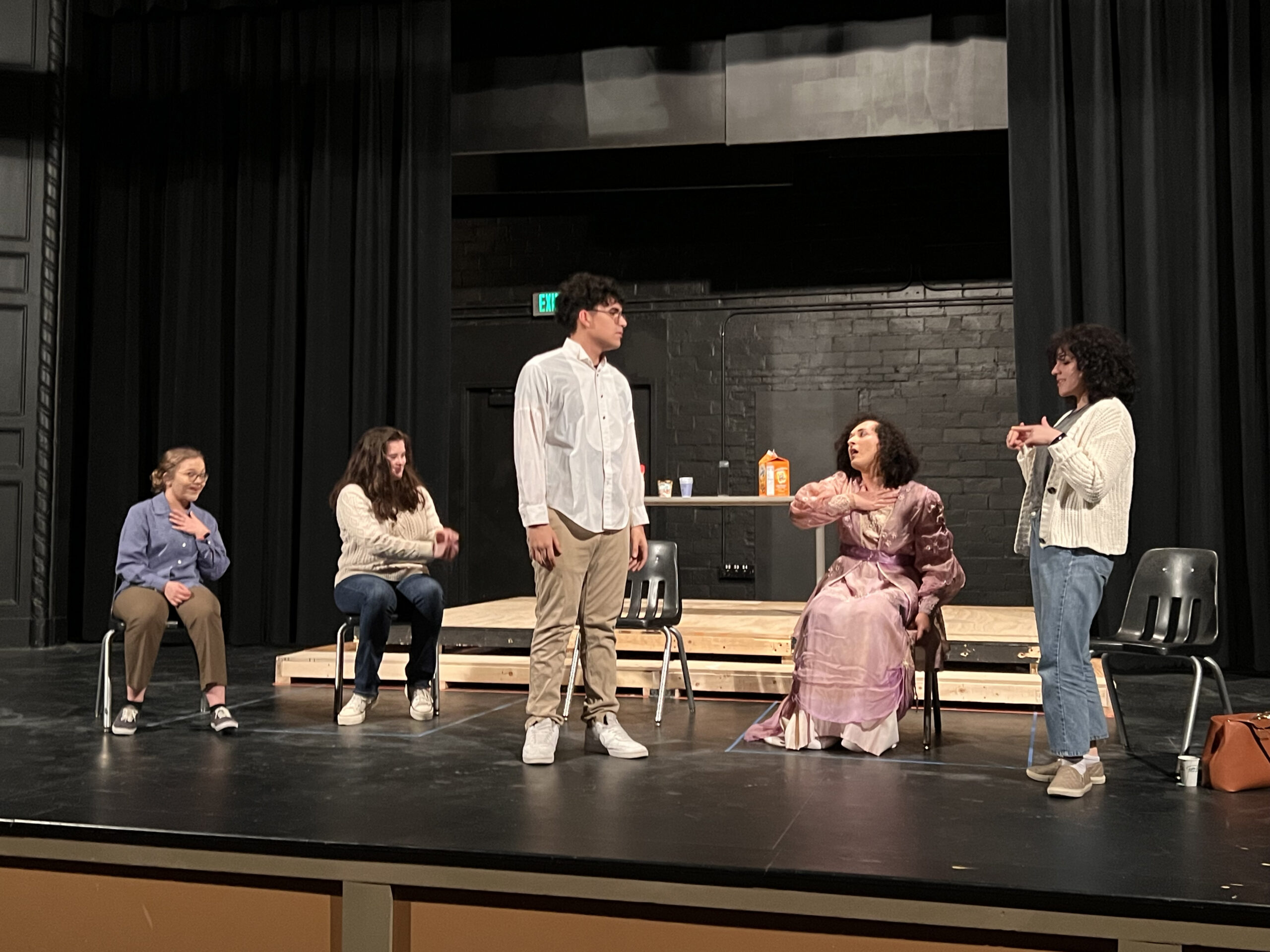 Worcester State Theatre Club, Almost Off Book, performs in Spring 2022