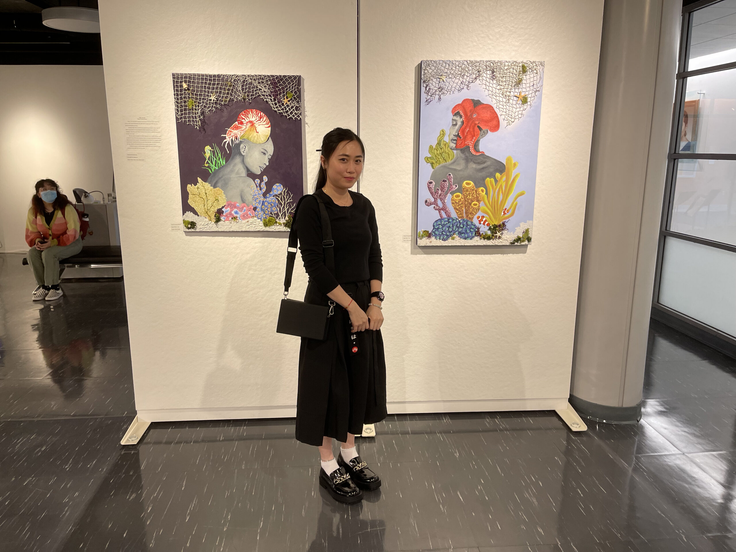 Worcester State student showcases work in the Mary Cosgrove Dolphin Gallery