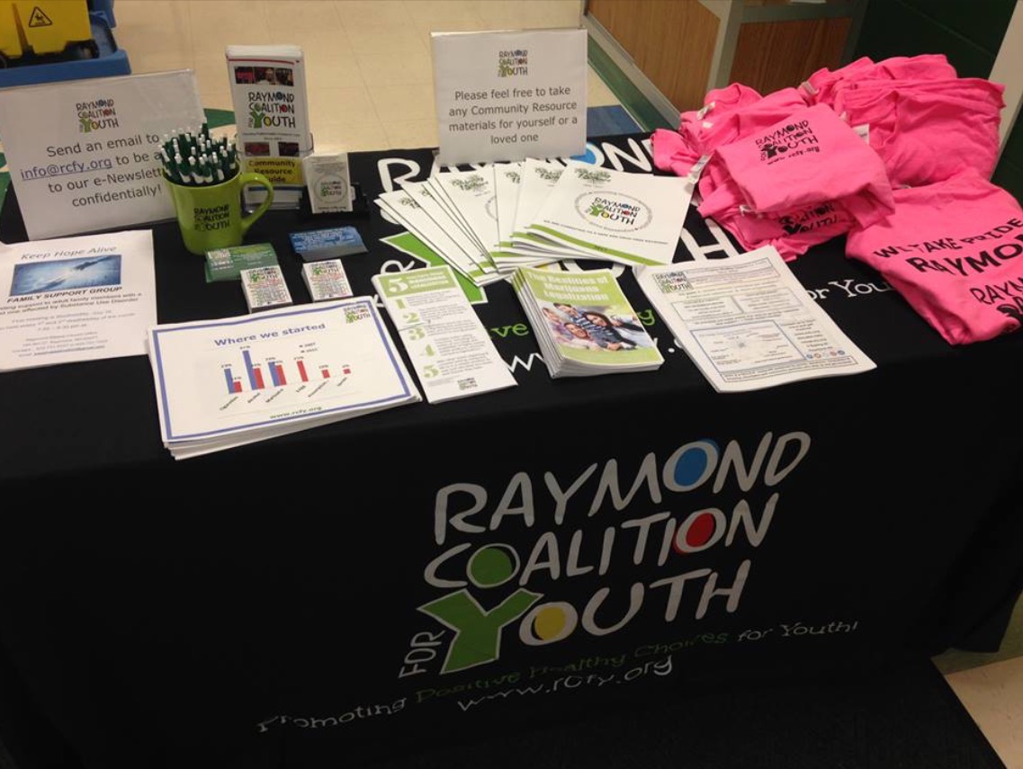 Raymond Coalition for Youth table