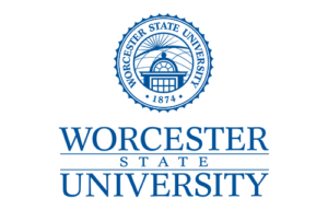 Worcester State University Seal (vertical, blue)