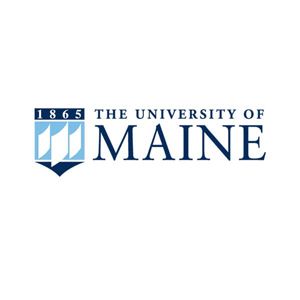 The logo of the University of Maine features a shield with "1865" above it and the text "The University of Maine" beside it.